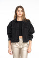 Chaqueta negra amplia DW203 - Denim Wave