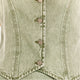 PREVENTA - Chaleco denim verde DW227 - Denim Wave