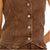 PREVENTA - Chaleco denim café DW224 - Denim Wave