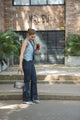 Pantalón brillo azul DW245 - Denim Wave
