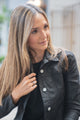 Chaqueta brillo negro DW244 - Denim Wave
