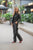 Pantalón brillo negro DW243 - Denim Wave